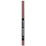 essence 8h matte comfort lipliner, Lip Pencil, Lippenkonturenstift, Nr. 02 Silky Hazelnut, nude, sofortiges Ergebnis, langanhaltend, matt, vegan, wasserfest, Mikroplastik Partikel frei (0,3g)