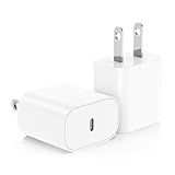 iPhone Fast USB C Ladeblock, 20W PD Typ C Ladestromadapter Cube Brick Box, iPhone Wand Ladegerät Stecker für Apple iPhone 16 Pro Max/16 Plus/15/14 Pro/14 Plus/13 Pro/13/12 Mini/11, XS/XR/X/iPad