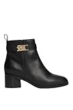 Tommy Hilfiger TH LOGO MID HEEL BOOTIE ( Niedrige Stiefel Damen, Schwarz (Black), 36 EU