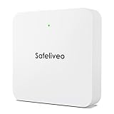 Safeliveo Basisstation funktioniert mit App über 2,4 GHz WLAN, funktioniert mit unserem 10 Jahre Alten Rauchmelder von Modell SL-S15R