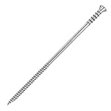 Justierschrauben 6x160 mm | Distanzschrauben Abstandsschrauben mit Fräsrippen - 100 Stück