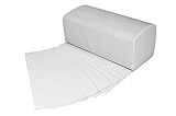 4000 Blatt Papierhandtücher 2-lagig Soft mit Zick Zack Falz | 20 x 200 Stück | saugstarke Einmalhandtücher in Weiß 25 x 23 cm | Ideal für Gastronomie, Krankenhäuser, Praxen uvm.