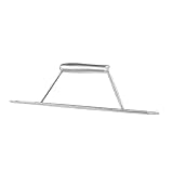 Fenteer Teigroller für einfache Teigzubereitung, komfortabler Griff, Edelstahl mit Griff, praktischer, Nudelholz