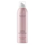 Jean & Len Caring Shower Gel To Mousse Peony & Lychee, mit Mandel-, Jojoba- und Babassuöl, für ein duftendes Reinigungserlebnis, für normale Haut, Duschschaum, ohne Parabene & Silikone, vegan, 200 ml
