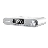 TechniSat Viola Küchenradio - Unterbau Radio mit UKW/FM, LED Display, Arbeitsleuchte, Timer, Bluetooth, Weckfunktion, Freisprecheinrichtung, 5 W Lautsprecher