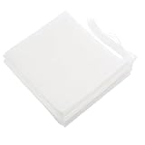 FELTECHELECTR 100 Stück Einweg Teefilterbeutel Kordelzug Gewebe 12x14cm Hitzebeständig Für Losen Tee Kaffee Gewürze