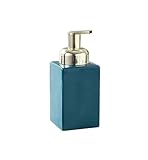 ATMRC Seifenspender Seifenspender, Badezimmerzubehör, Hotel-Dekoration, eleganter malachitgrüner Keramikschaum mit Pumpe Soap Dispenser