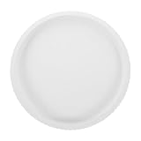 Gatuida Runder Pflanzenroller mit Drehbaren Robuster Pflanzständer für Blumentöpfe Stabiler Weißer Pflanzentrolley für Innen Außenbereich Tragbarer Pflanzkübeluntersetzer