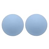 Massageball Faszienball Hart Lacrosse Ball Massage. Massagebälle für Rücken Beine Füße Hände. Triggerpunktball für Yoga myofasziale Entspannung Muskelentspannung Akupunktmassage. 2 Stück. (Blau)