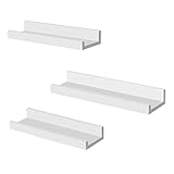 SONGMICS Wandregal, 3er Set, Schweberegal, 38 cm breit,...