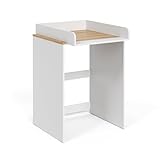 Vicco Waschmaschinenschrank Viktor, Weiß/Artisan, 68 x 88.2 cm 2 Teile mit Wickelauflage