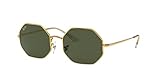 Ray-Ban RB1972 Sonnenbrillen-Bundle: RB 1972 Octagon 919631 Octagon Legend Gold G-15 Grün und universelle Anti-Rutsch-Silikonleine