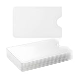 Keratobleem 10 x Scheckkartenhülle, Blocker Hartplastik Schutzhülle,Kartenschutzhülle für Kreditkarten Ausweis transparent - Sichere Kartenhülle und EC Karten Bankkarten