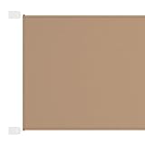 Lawn & Garden Vertikalmarkise, Taupe, 60 x 270 cm, Oxford-Stoff, Outdoor Living