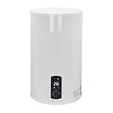 WSIKGHU Warmwasserspeicher Boiler 50L/80L/100L/120L, Energiesparend 2000W Vertikaler Wandmontierter Warmwasserbereiter, Max. 75°C, Mit Leckageschutz, G1/2-Stecker (120L)