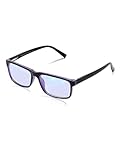 VMJFBJ Blaulichtfilter Brille Herren Damen Gaming Brille gegen Augenbelastung Verbessert den Schlaf und reduziert Ermüdung, Violett, 5.53*2.12*1.37inch