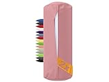 npluseins 2er Pack - Bezug für Nackenrollen 40x15 cm 100% Baumwolle 1600.2330, 40 x 15 cm, Altrosa