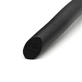 30/60/100 m Durchmesser 1–3 mm Schaumgummistreifen, for Vakuum-Spannfutter-Schaumgummiband, einfach zu installierende schwarze Schwammdichtungsstreifen(100M*1mm)