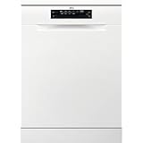 AEG Freistehender Geschirrspüler 60cm, Spülmaschine Serie 7000: mit Glasschutz, Energieklasse B, Besteckschublade, personalisierte Zeit-Steuerung, leise 42dB, Wasserstopp, 14 MG, FFB7570APW