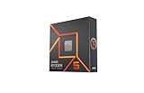 AMD Ryzen 5.7600X Prozessor, 6 Kerne/12 Threads ungedrosselt, Architektur Zen 4, 38MB L3 Cache, 105W TDP, bis zu 5,3 GHz Boost-Frequenz, Sockel AMD 5, DDR5 & PCIe 5.0 Schwarz