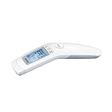 Beurer FT 90 kontaktloses Infrarot-Fieberthermometer / Baby-Thermometer / zur einfachen Messung an der Stirn für Erwachsene und Kinder / digitales Display / mit Batterie, 1 Stück (1er Pack)