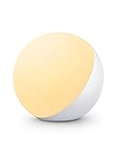 LED Nachttischlampe Touch Dimmbar, EASEMO Tischlampe für 256 RGB-Farbe & Einstellbares Warm Weißlicht, Nachtlicht Dimmbar mit Speicherfunktion für Wohnzimmer, Schlafzimmer & Büro(Touch Control)