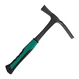 Mehrzweck-Geologenhammer aus Stahl mit Fiberglas-Schäften und ergonomischem Griff, geeignet für Steinschlag- und Heimwerker-Projekte
