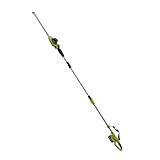 Teleskop Heckenschere mit 2×2.0Ah akkus,50cm Teleskop Heckenschere Elektrisch,Verstellbarer Teleskopstiel bis 2,7 Meter Höhe, Schnittleistung von 16 mm, 135° drehbarer Kopf für Sträucherschneiden