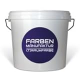 Farben Manufaktur Wandfarbe grau Innenwandfarbe Innenfarbe matt grau RAL Profi direkt deckend 5L, Farbe: RAL 7003 Moosgrau