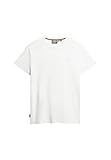 Superdry Herren Essential T-Shirt aus Bio-Baumwolle mit Logo Optik/Optik L