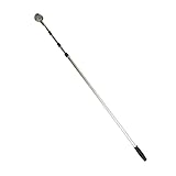 Egujiwa Golfball-Retriever-Gerät, Aluminiumlegierung, PVC, Verstellbar, Dehnbar, Golfball-Pickup-Werkzeug für den Außenbereich (5 Gelenke, maximale Länge 473 cm)