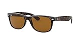 Ray-Ban Damen New Wayfarer Sonnenbrille, Light Havana, 52 mm EU