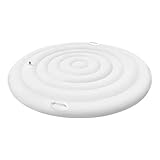 Aufblasbare Whirlpools Abdeckung, Ø 145 cm W-hirlpool Abdeckhaube Schutz, Energiesparender Deckel Für Whirlpools Im Freien Mit Griff, Winddicht Regendichtem Isolierter Whirlpools-Deckel