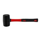 JFGCTYHXY Gummihammer, 8/12/16/24 oz Hochleistungshammer Gummihammer Doppelseitiger Haushalts-Minihammer Multifunktionshammer Handwerkzeug Holzhammer(24oz)