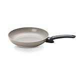 Fissler Ceratal Evo Classic Pfanne Ø 28 cm Warmgrau – Keramikpfanne hergestellt ohne PFAS/PTFE, wasserbasierte Antihaftbeschichtung, ergonomischer Griff, Induktion, Made in Germany