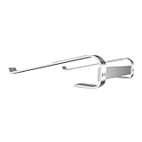 LABRIMP 1Stück Teiliger Tragbarer Laptopständer aus Aluminiumlegierung Stabiler Laptop Halter für Bequemes Arbeiten und Ergonomisches Design für Tablets und Notebooks Silber