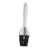 Hemobllo Grillbürste aus Edelstahl küchenbürste aus silikon Grillbürste für den Außenbereich Backpinsel zum Kochen Ölpinsel für den Haushalt Grillpinsel Edelstahl 304 Silver