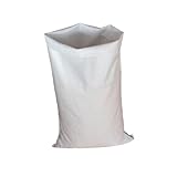 ULTECHNOVO 20 Stück Kunststoff Gewebesäcke Mittlere Stärke Robust Gewebt Vielseitig Verwendbar für Sandsäcke Verpackung und Transport