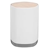 Supvox Automatischer Zahnstocherspender aus Kunststoff Kleiner Zahnstocherhalter mit Druckmechanismus Weiß für Küche und Haushalt