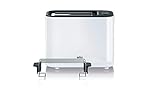 Braun Household HT 3010 WH Toaster | Doppelschlitz | Herausnehmbare Krümelschublade | Aufwärm- und Auftaufunktion | 7 Röstgrade | Separater Brötchenaufsatz | Weiß