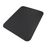 BAUSTER® Ofenblech Bodenblech 60x50 cm Kaminplatte Kaminofen Schmutzblech Bodenschutz für Feuerstellen Bodenplatte Robust Schwarz