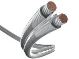 in-akustik 0040214 Premium Lautsprecherkabel Silver 2x 4,0 mm² transp. Meterware (Preis pro Meter)