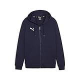 PUMA Herren Teamgoal Casuals Hooded Jacket Sweat, Puma Navy-puma White, XXL EU