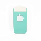 Craftelier - Multimaterial Stanzschablone in Form von Puzzleteilen zum Dekorieren von Scrapbooking- und BastelProjekte | Geeignet für verschiedene Materialien | Puzzleteilgröße: 2,5 x 2,5 cm