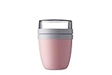Mepal Lunchpot Ellipse Nordic pink – 500 ml praktischer...