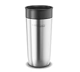 TC DAILY DRINKING MUG 0,36l, steel mat, Thermobecher aus Edelstahl, 6h heiß / 12h kalt, absolut dicht für Uni, Büro, by THERMOS, Kaffeebecher, zerlegbarer Verschluss, Trinkbecher, Thermosbecher