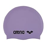 ARENA Unisex – Erwachsene Classic Silicone Badekappe, Parma/Black, Einheitsgröße EU