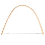 WOFASHPURET Bogensäge Handsäge aus Stahlseil und Bambus mit Rostbeständigkeit und Erhöhter Schnittstabilität für Professionelle Holzbearbeitung und Selbstgemacht Arbeiten im Garten