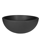 Spetebo Kunststoff Pflanzschale anthrazit - 39x15,5 cm -...