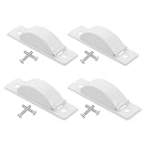 Ciieeo 4 Stück Pack Kindersichere Lichtschalterabdeckungen aus Bruchsicherem Kunststoff mit Schrauben Kippschalter Schutz für Wandschalter in Kinderzimmer Büro und Küche Weiße